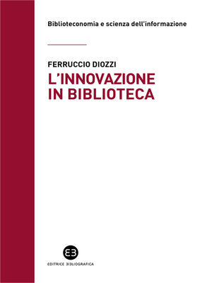 cover image of L'innovazione in biblioteca